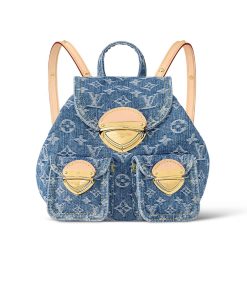 Louis Vuitton Backpack Venice Denim Blue 20Cm M46836