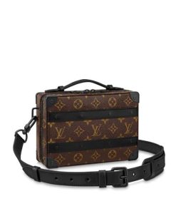 Louis Vuitton Handle Solf Trunk Brown Black 22Cm M45935