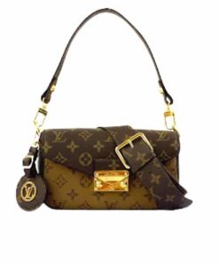 Louis Vuitton Swing Bag Monogram Brown 21Cm