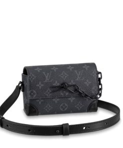 Louis Vuitton Steamer Wearable Wallet Black 18Cm M81783
