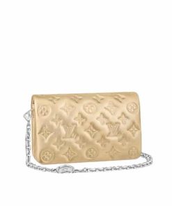 Louis Vuitton Pochette Coussin Bag Gold 19Cm M80999