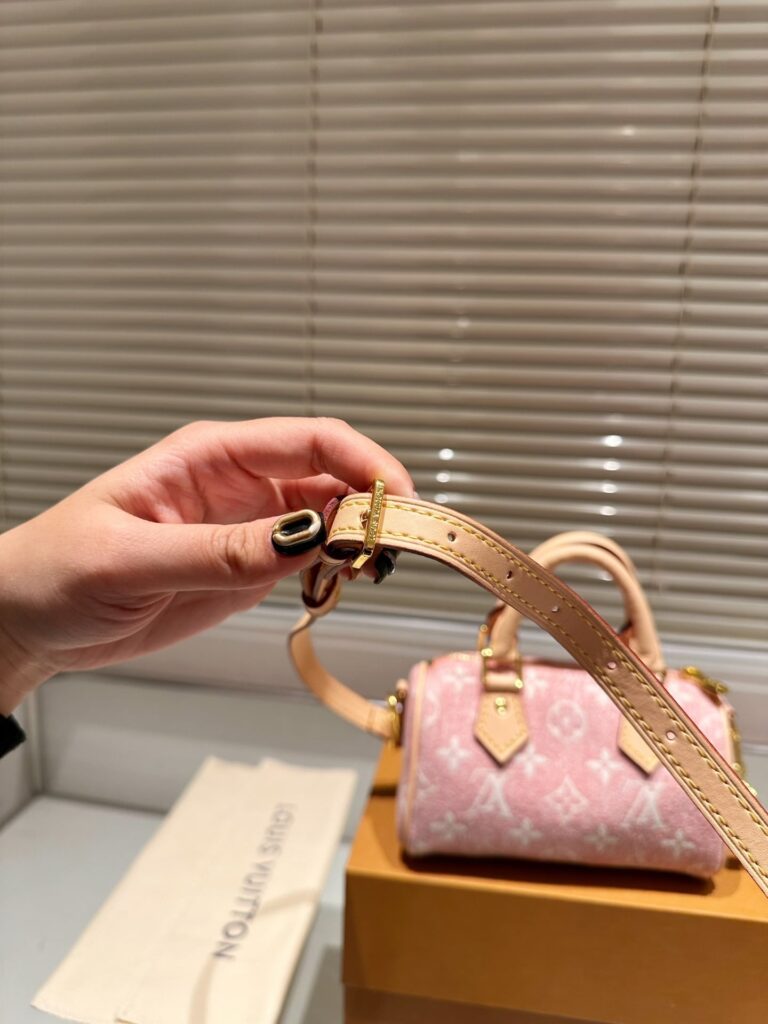 Louis Vuitton Nano Speedy Monogram Pink 17Cm - Image 3