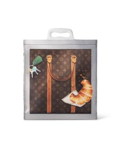 Louis Vuitton Freezer Sac Plat Silver 43Cm M23151