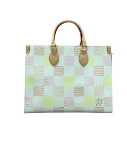 Louis Vuitton Onthego Mm Damier Canvas Peach 33Cm