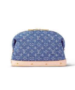Louis Vuitton Pochette Cosmétique Gm Denim Blue 27Cm M24317