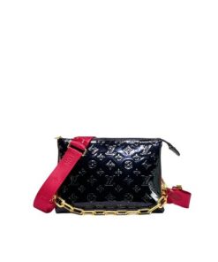 Louis Vuitton Coussin Pm Bag Black Red 26Cm