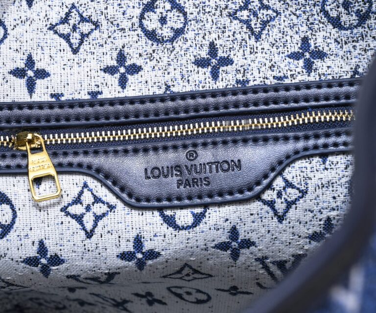 Louis Vuitton Denim Jacquard Textil Petit Noe 28.5Cm M59606 - Image 2