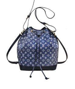 Louis Vuitton Denim Jacquard Textil Petit Noe 28.5Cm M59606