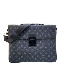 Louis Vuitton S Lock Briefcase Black 39Cm