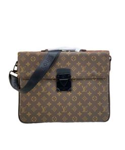 Louis Vuitton S Lock Briefcase Brown 39Cm