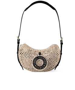 Louis Vuitton Croissant Mm Black 26Cm