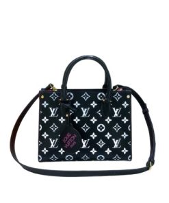 Louis Vuitton Onthego Black White 35Cm