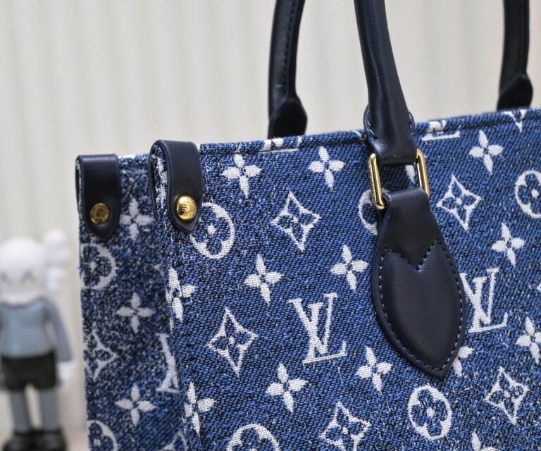Louis Vuitton Onthego Tote Denim Bag 35Cm M59608 - Image 3