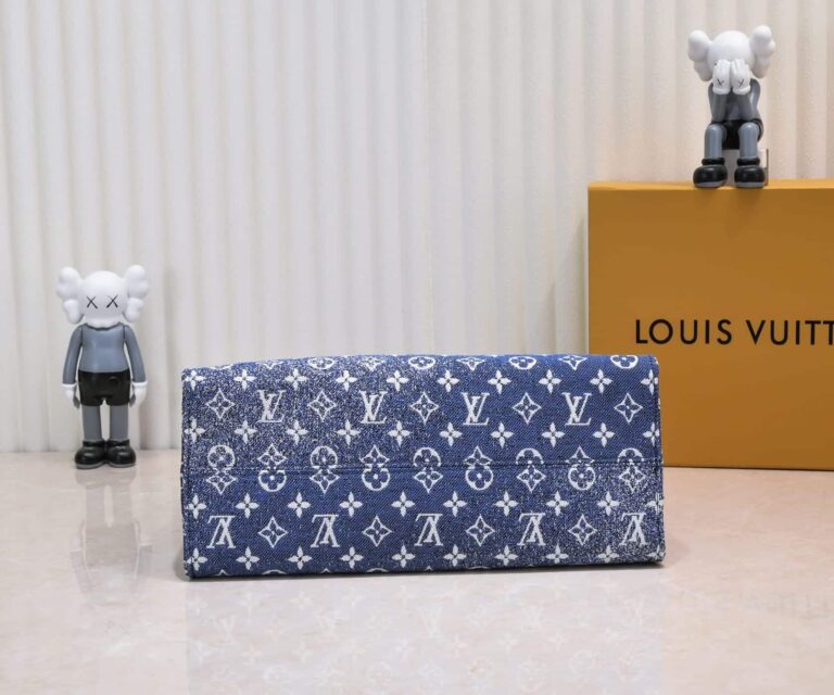 Louis Vuitton Onthego Tote Denim Bag 35Cm M59608 - Image 6