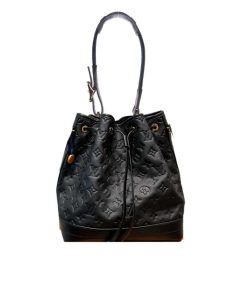 Louis Vuitton Mini Lin Noelie Bag Black 26Cm