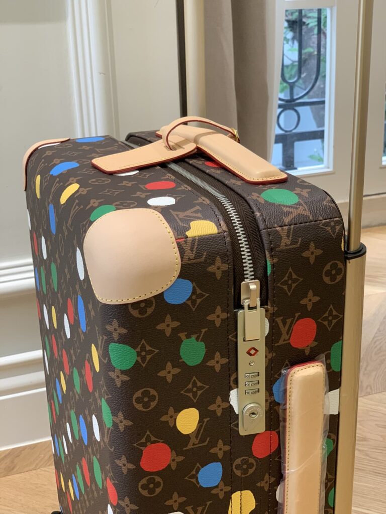 Louis Vuitton X Yayoi Kusama Horizon 55 Suitcase Grained Leather Monogram Multicolor 55Cm - Image 6
