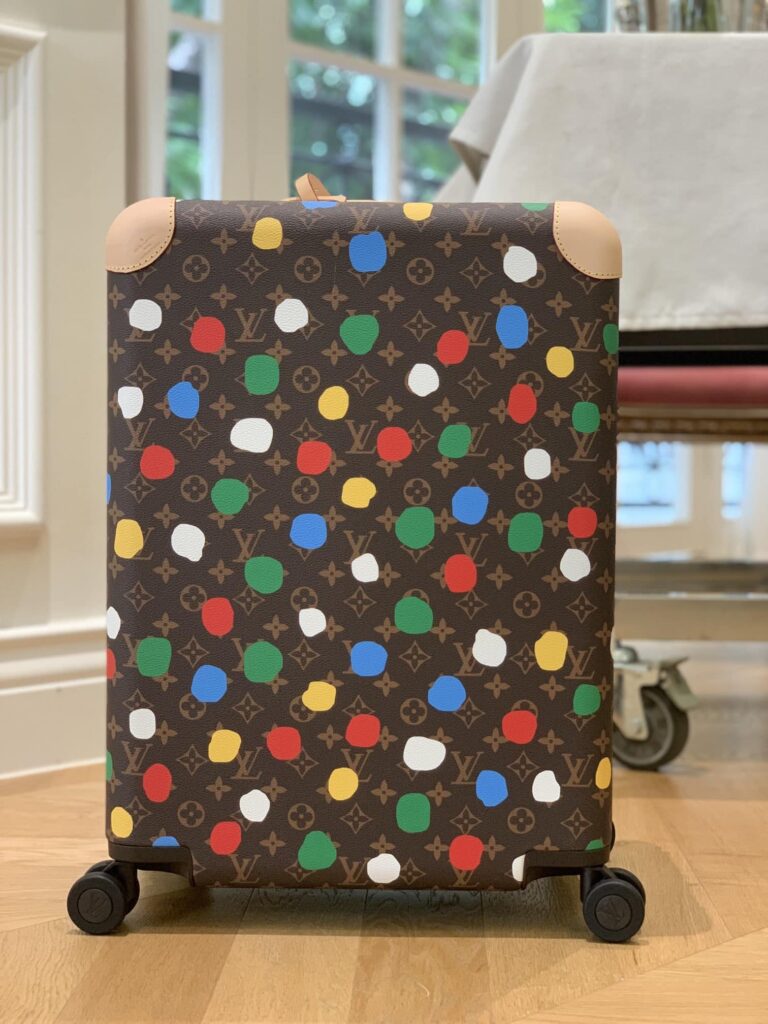 Louis Vuitton X Yayoi Kusama Horizon 55 Suitcase Grained Leather Monogram Multicolor 55Cm - Image 2