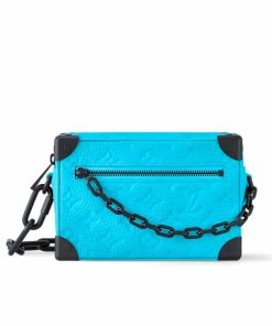 Louis Vuitton Mini Soft Trunk Turquoise 18Cm M11673