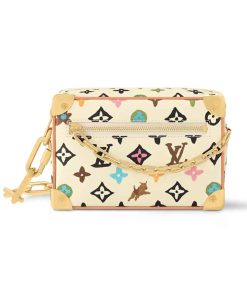 Louis Vuitton Mini Soft Trunk Monogram Craggy Coated Canvas Vanilla 18Cm M25132