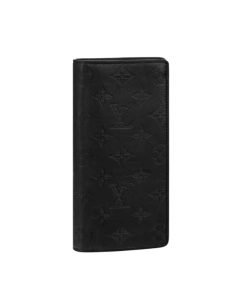 Louis Vuitton Brazza Wallet Monogram Shadow Black 19Cm