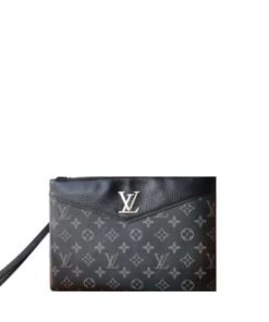 Louis Vuitton Pochette Monogram Canvas Black 27Cm