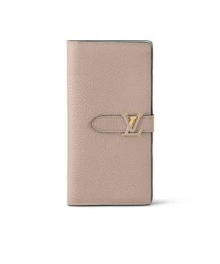 Louis Vuitton Lv Vertical Wallet Beige 19Cm M81367