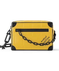 Louis Vuitton Mini Soft Trunk Yellow 18Cm M83558