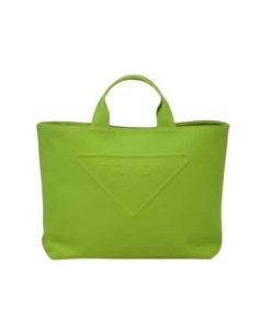 Prada Canvas Tote Bag Fern Green 2Vg081010F0613Volo
