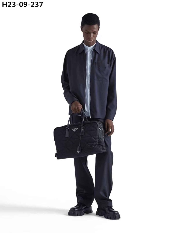 Prada Quilted Re Nylon Travel Bag Black 43Cm 2Va0092Dgwf0002Vooo - Image 10