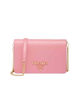 Prada Saffiano Leather Mini Bag Pink 22Cm 1Bp018 Nzv F0442 V Coo