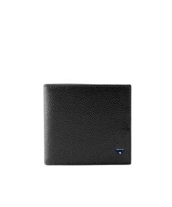 Prada Small Saffiano Leather Wallet With Logo Black 12Cm