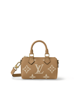 Louis Vuitton Nano Speedy Monogram Canvas Light Brown 17Cm M81456