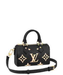 Louis Vuitton Nano Speedy Monogram Canvas Black 17Cm M81456