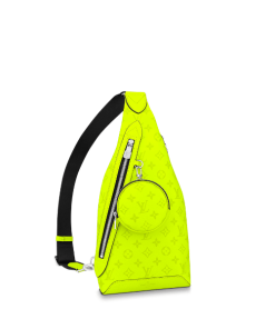 Louis Vuitton Duo Sling Bag Monogram Neon Yellow 44Cm M30945