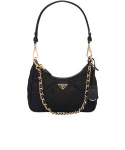 Prada Re Edition 1995 Chaîne Re Nylon Mini Bag Black 22Cm 1Bc204 2Aos F0002 V Qoo