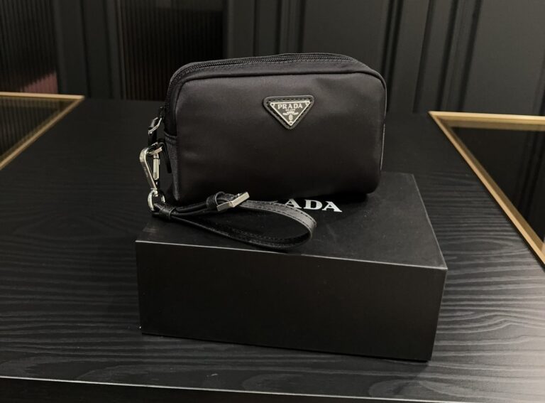 Prada Re Nylon Toiletry Bag Black 16Cm 1Ne021 R067 F0002 - Image 10