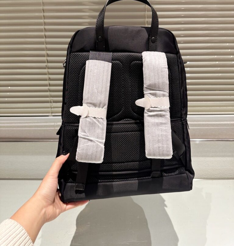 Prada Re Nylon And Saffiano Leather Backpack Black 38Cm 2Vz048 2Dmg F0002 - Image 5