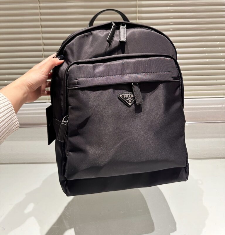 Prada Re Nylon And Saffiano Leather Backpack Black 38Cm 2Vz048 2Dmg F0002 - Image 7