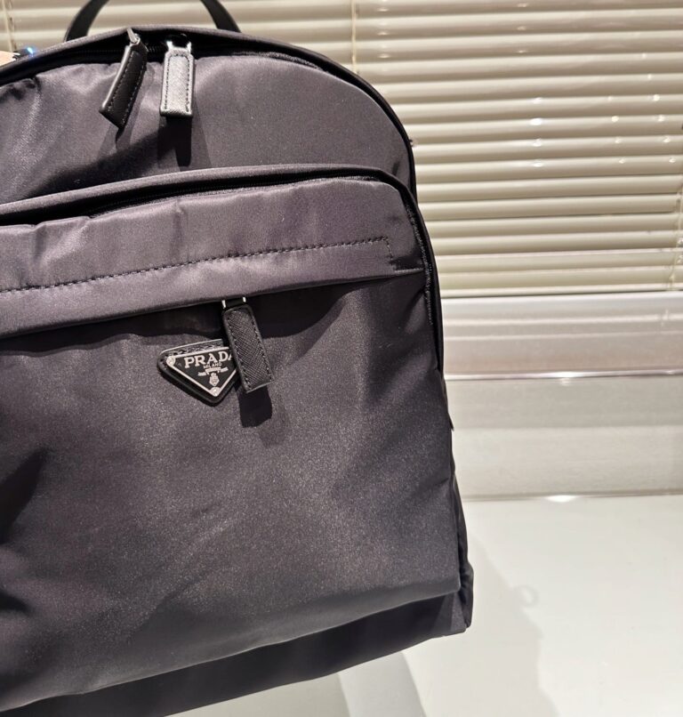 Prada Re Nylon And Saffiano Leather Backpack Black 38Cm 2Vz048 2Dmg F0002 - Image 8