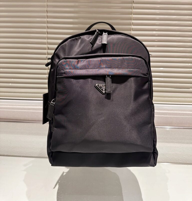 Prada Re Nylon And Saffiano Leather Backpack Black 38Cm 2Vz048 2Dmg F0002 - Image 10