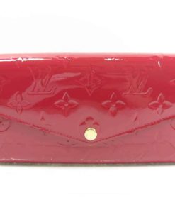 Louis Vuitton Sarah Monogram Wallet Red 19Cm