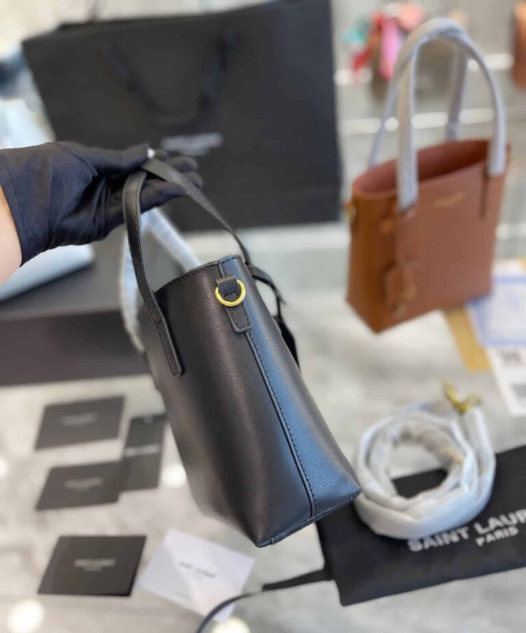 Saint Laurent Shopping Saint Laurent Mini Bag In Box Black 18Cm 773995Aaddi1000 - Image 7