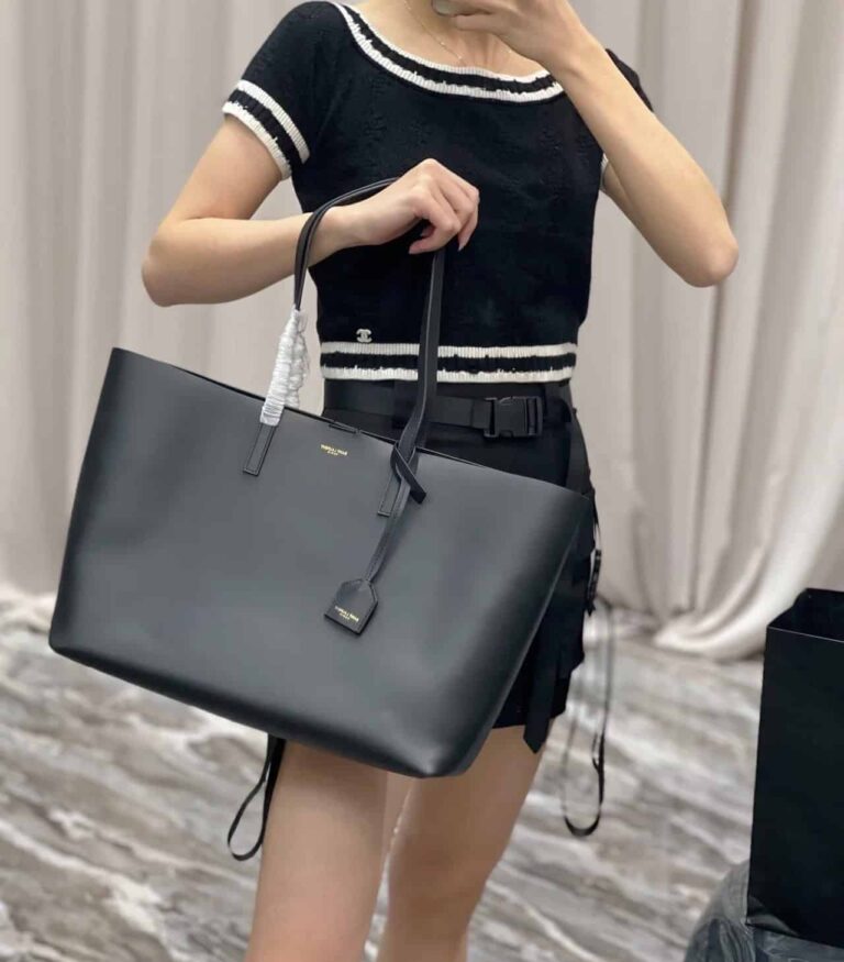 Saint Laurent Shopping Saint Laurent Leather Black 33Cm 600281Csv0J9207 - Image 10