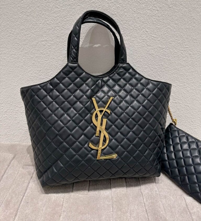 Saint Laurent Icare Shopping Bag In Quilted Lambskin 40Cm - Image 2