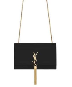 Saint Laurent Kate Medium Chain Bag With Tassel In Grain De Poudre Embossed Leather 354119Bow0J1000