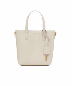 Saint Laurent Toy Shopping Saint Laurent In Box Leather White 18Cm 773995Aaddi9207