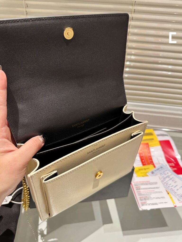 Saint Laurent Sunset Medium Chain Bag In Smooth Leather 442906D42Ew1089 - Image 6