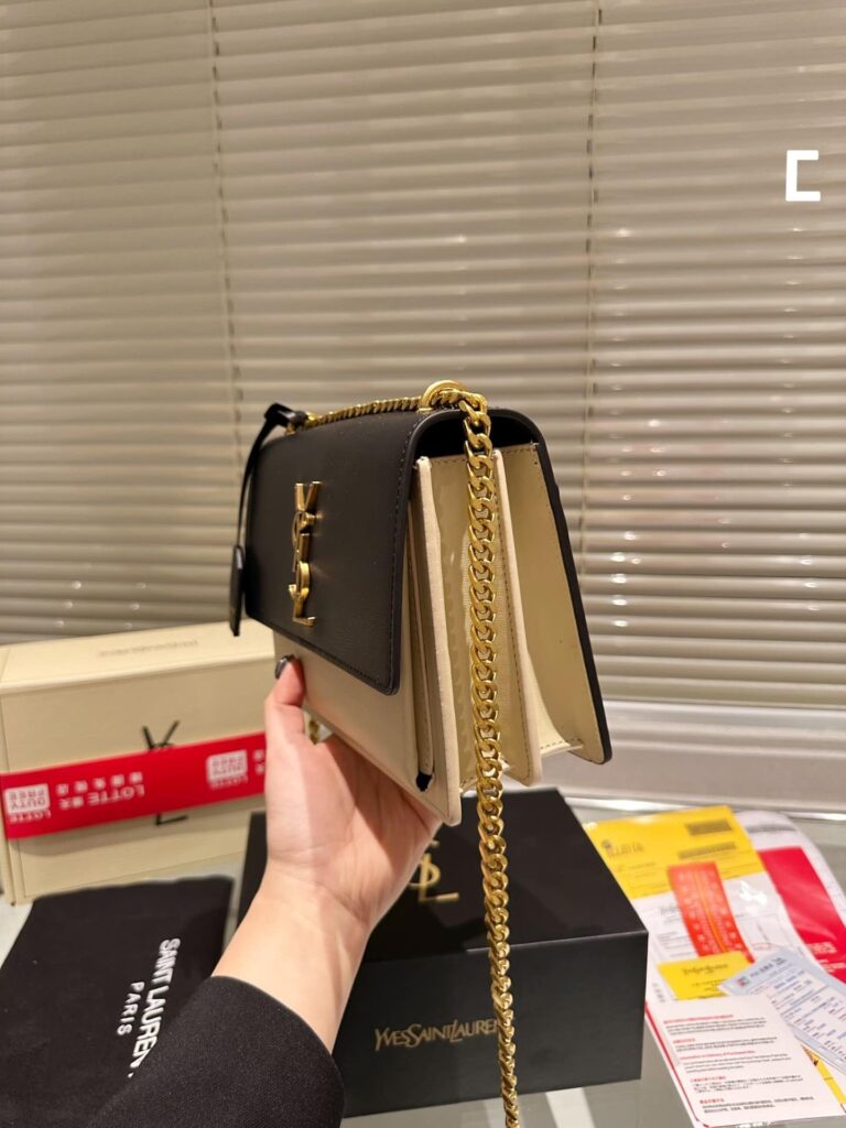 Saint Laurent Sunset Medium Chain Bag In Smooth Leather 442906D42Ew1089 - Image 2