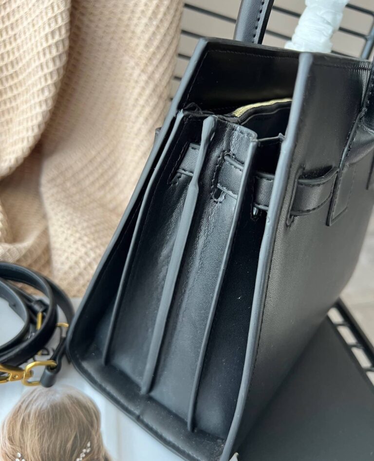 Saint Laurent Sac De Jour Supple Baby In Grained Leather 32Cm Black 717448Dti0W1000 - Image 6