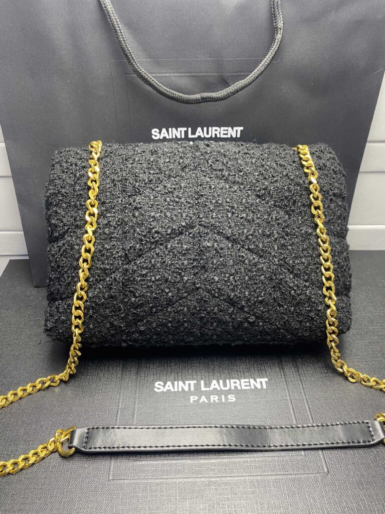 Saint Laurent Small Loulou Boucle Bag Black 23Cm - Image 2